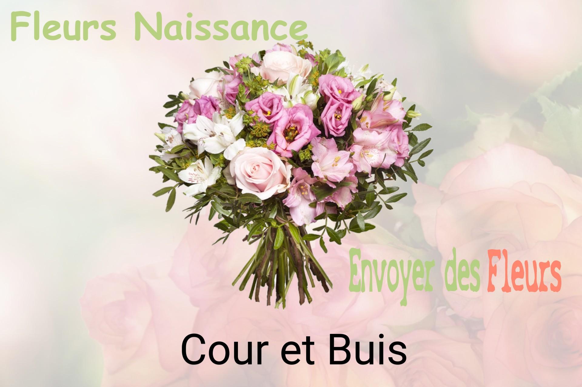 Bouquet de fleurs de naissance livré à Cour-et-Buis